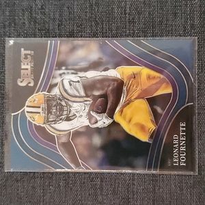 Leonard Fournette Panini Select Draft Picks Field Level Blue #153 LSU/Buccaneer